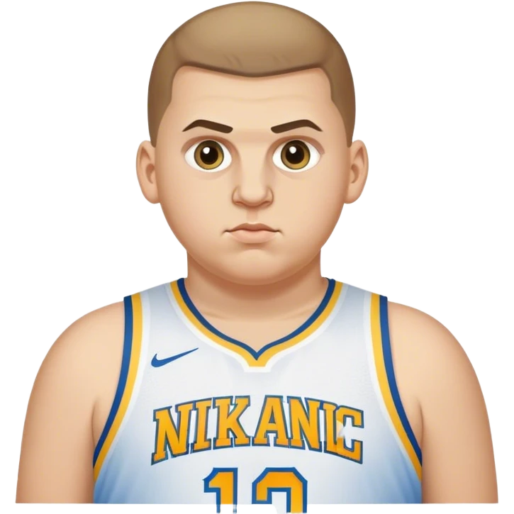 nikola jokic as a fat kid he was emoji