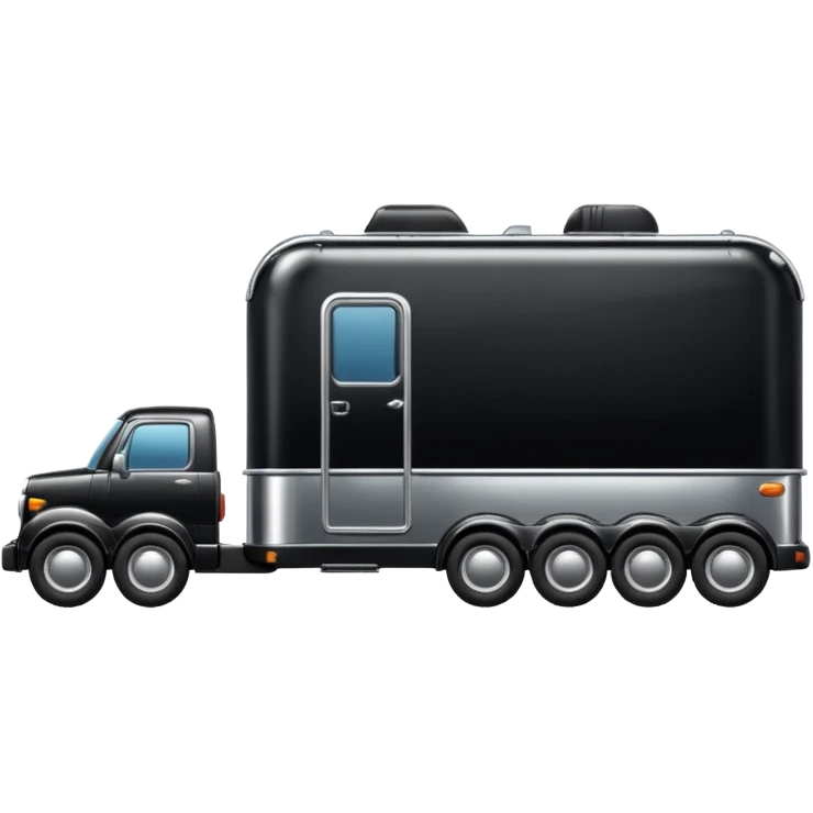 car towing a trailer emoji