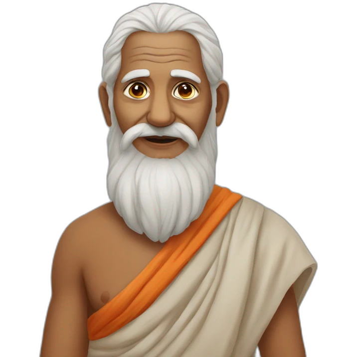 old indian guru emoji