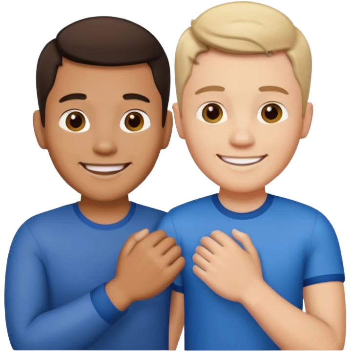 Gay Filipino and white couple emoji