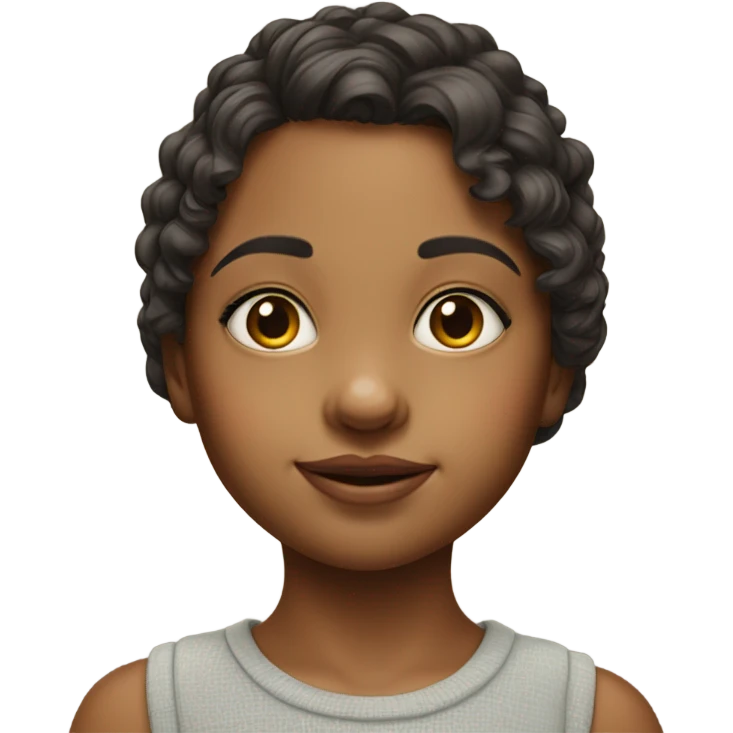 realistic portrait of a girl emoji
