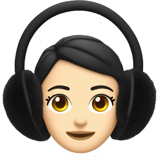 Chanel logo earmuffs emoji