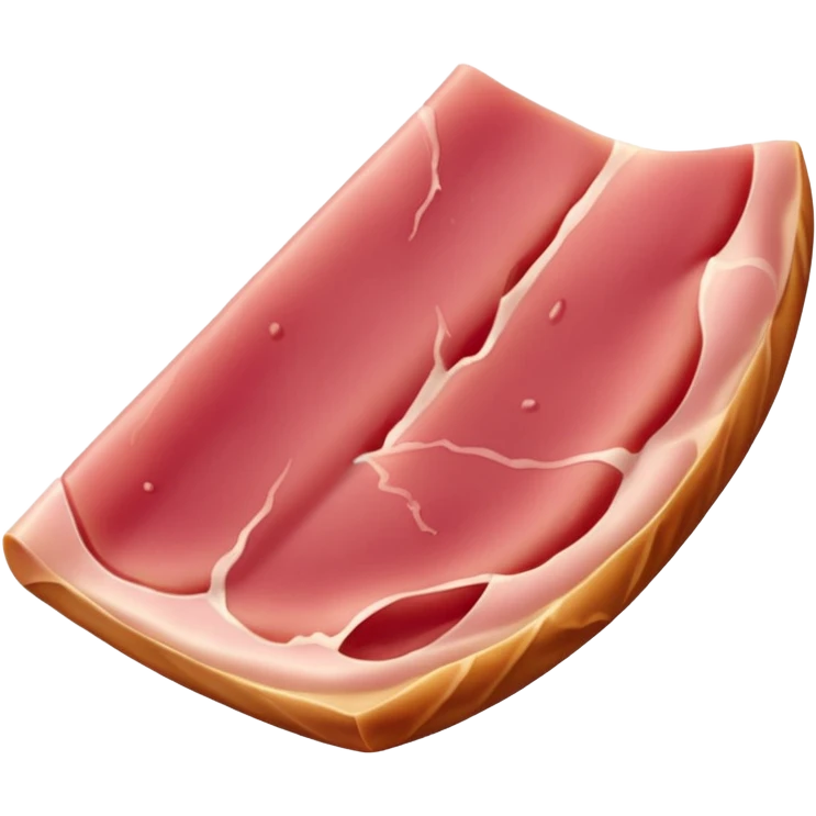 Prosciutto slice emoji