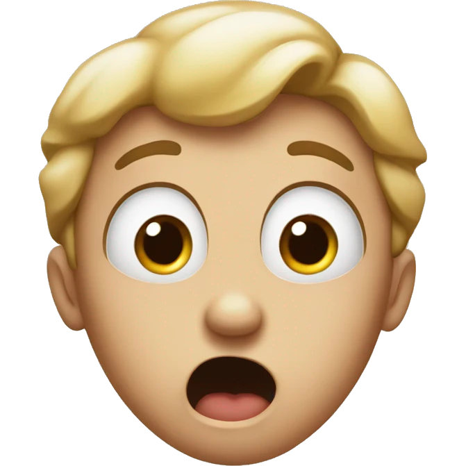 surprised face  emoji