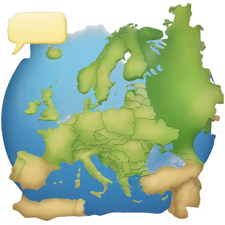 Map of europe emoji emoji