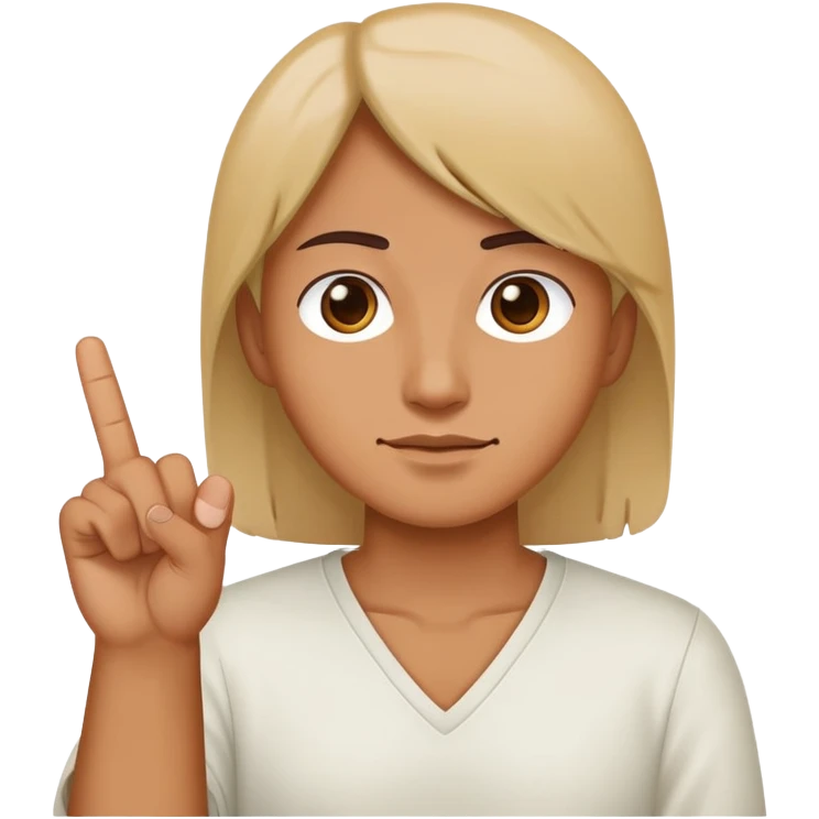 person holding up middle finger  emoji