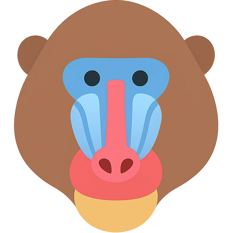 Baboon emoji
