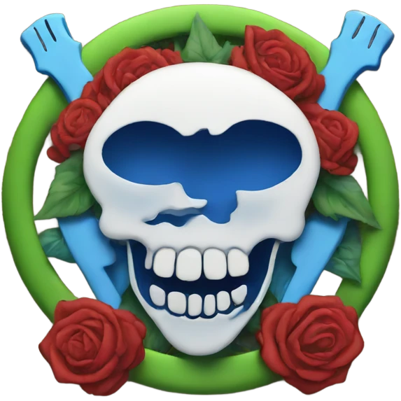 Grateful Dead logo emoji