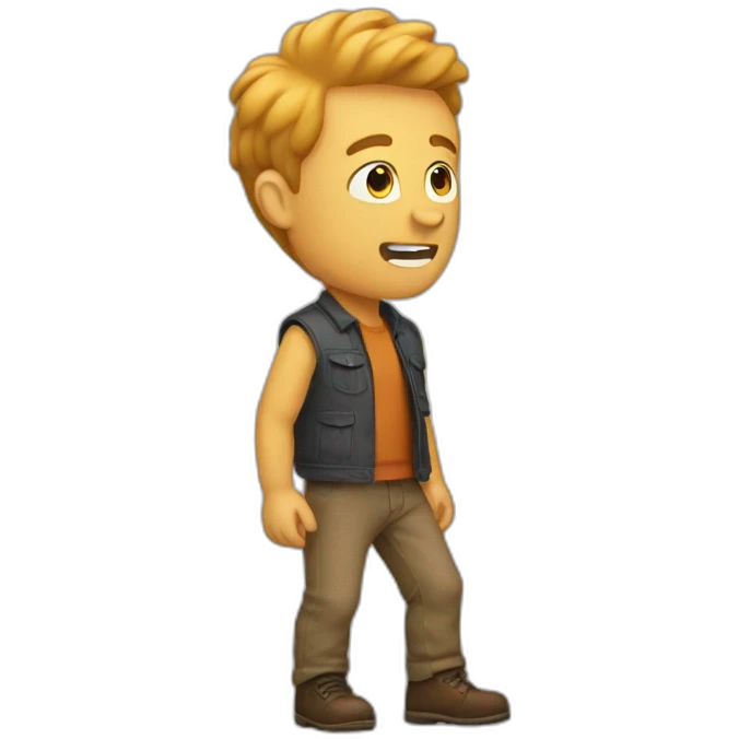 Fall guy emoji