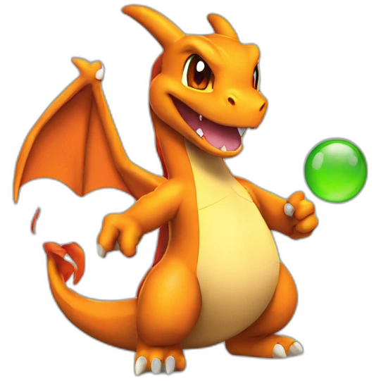 Charizard with the thumb up  emoji