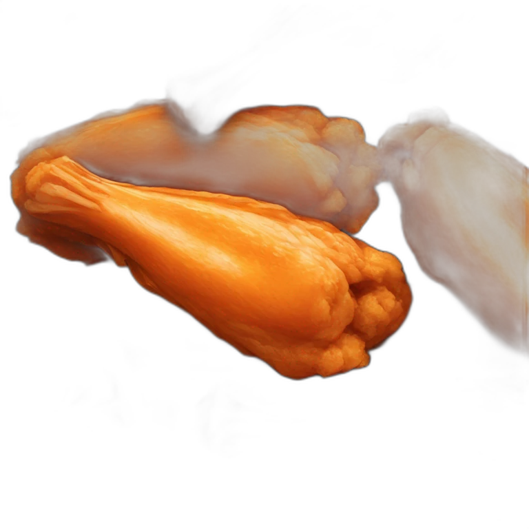 Buffalo chicken wings close-up emoji
