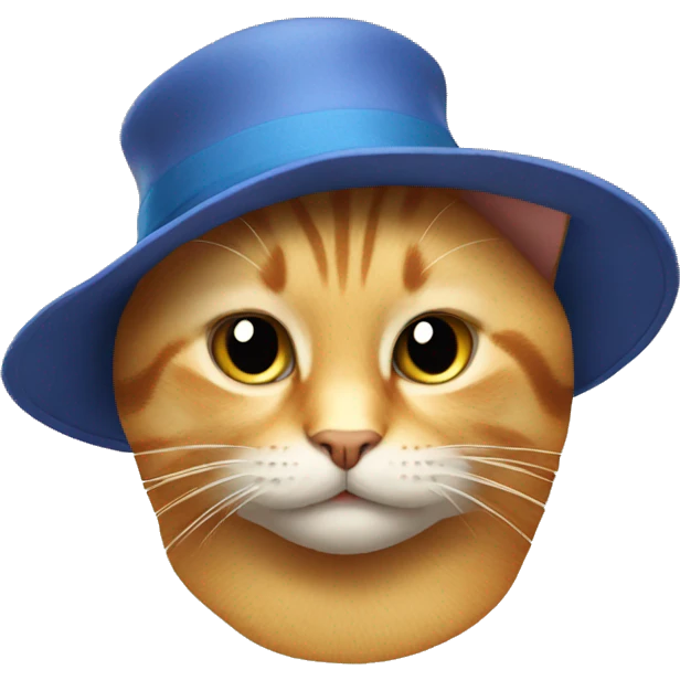 Cat in a hat emoji