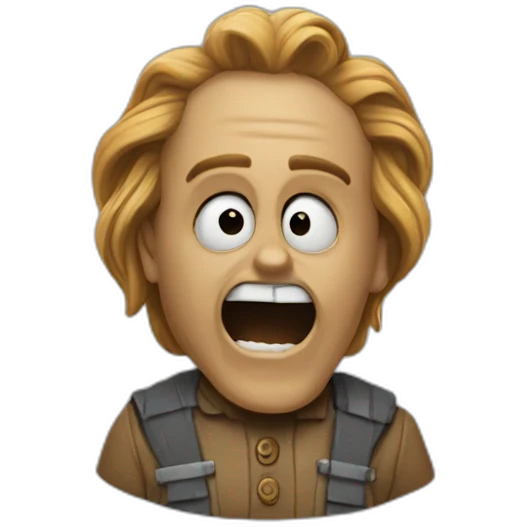 Pennywhise from “it” horror movie emoji