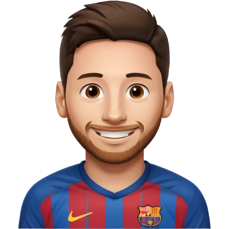 Messi face  emoji