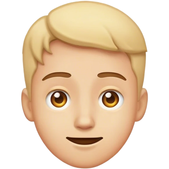 Confused smile face emoji