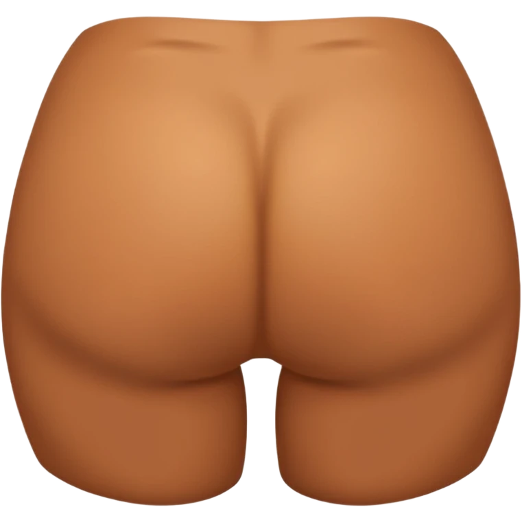 A big butt emoji