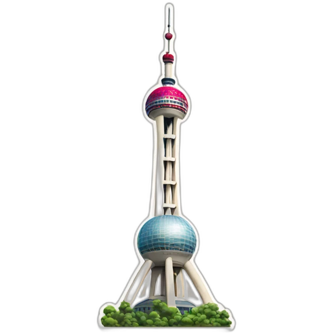 Shanghai-oriental pearl tower emoji