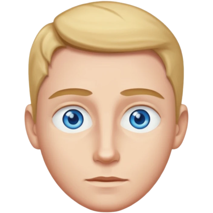 Denny with blue eyes  emoji