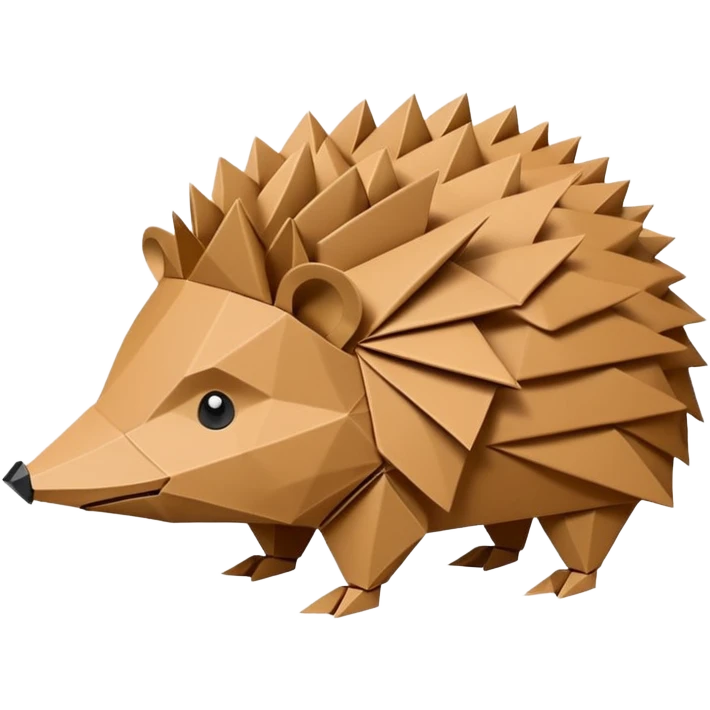origami hedgehog emoji