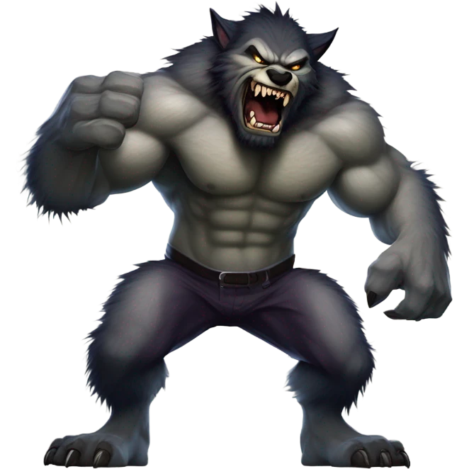 Werewolf emoji