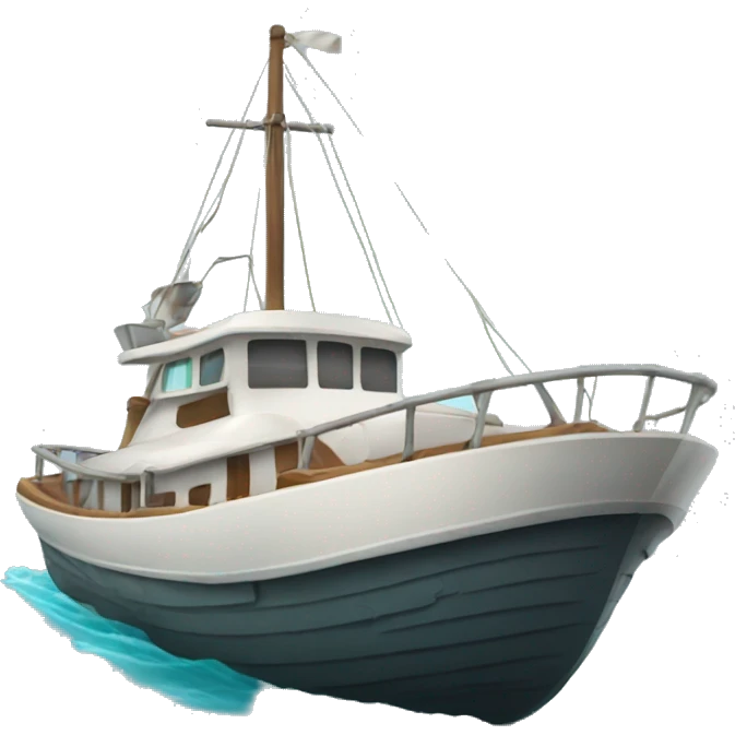cool looking boat emoji