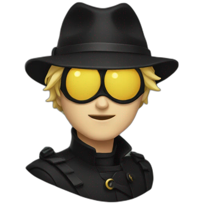 Chat noir emoji