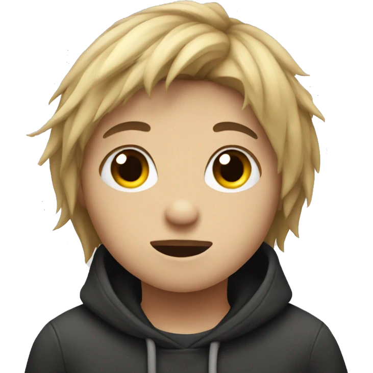 a child that represent a study of emo emoji