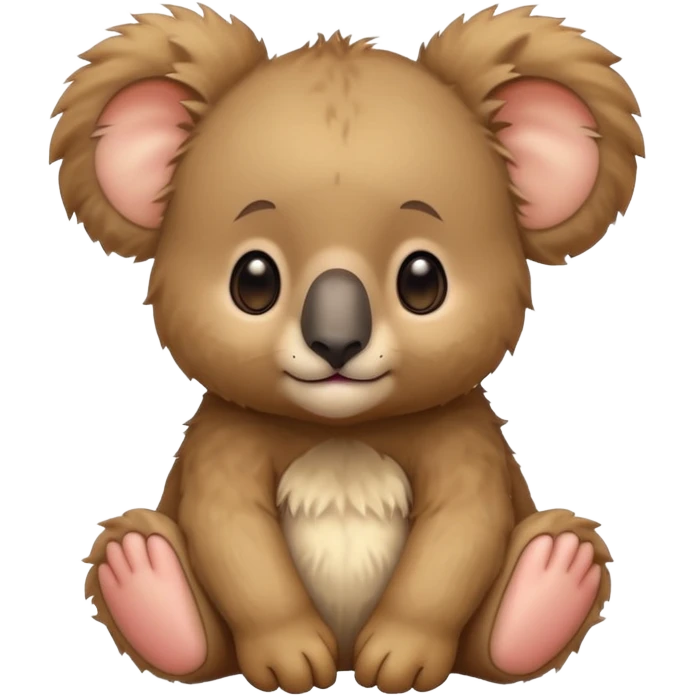 Baby koala bear with a lions main 🐨🦁 emoji