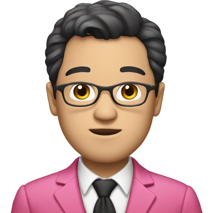 Historian with pink blazer and short black hair emoji