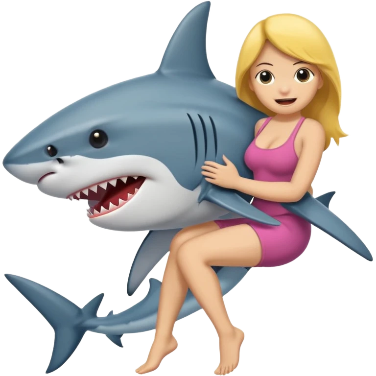 Shark have anal sex with girl emoji