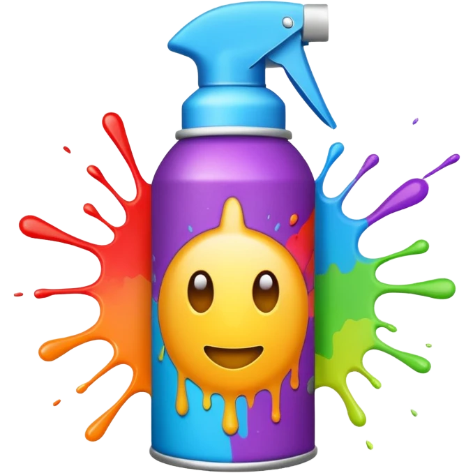 Spray paint emoji