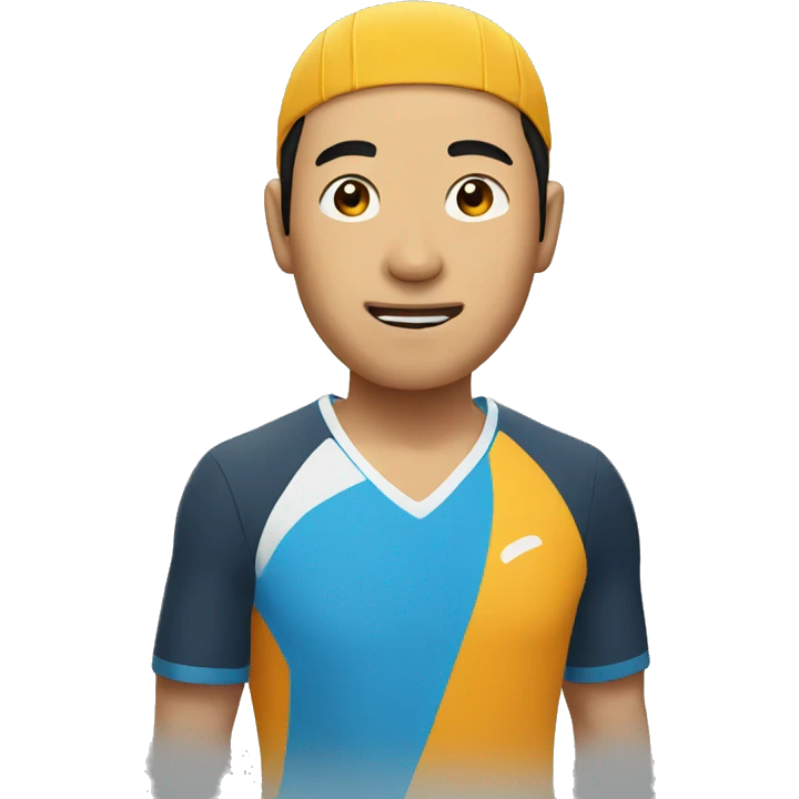 asian Squash man player emoji