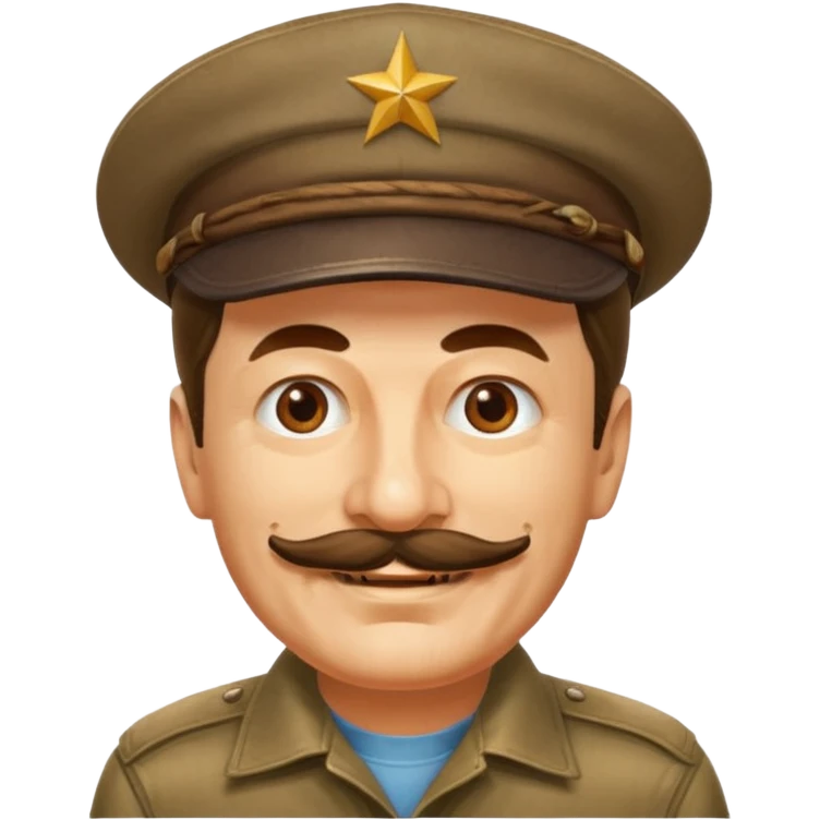 Stalin is a truck driver. emoji