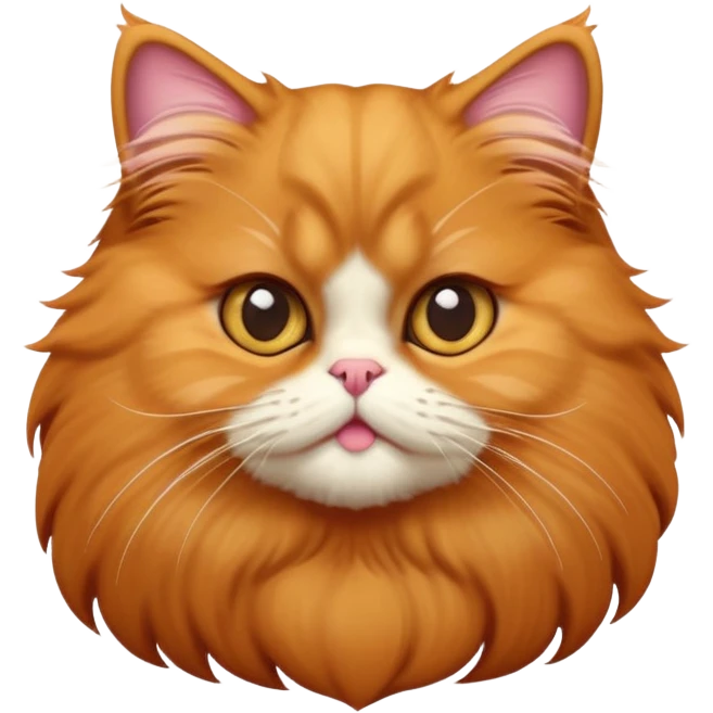 cinematic-adorable-big-eyed-fluffy-solid ginger-persian-cat-portrait-emoji,-head-tilted-playfully-with-a-sweet-expression,-fluffy-solid ginger-fur,-simplified-yet-irresistibly-cute-features-with-large,-expr emoji