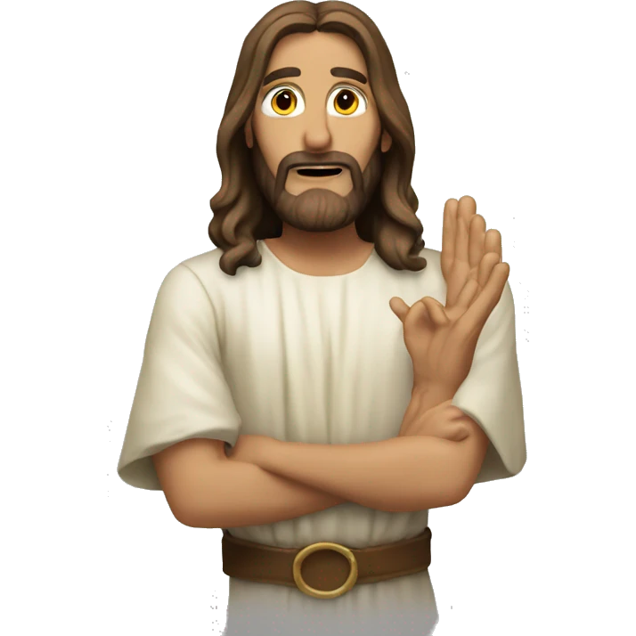 Jesus take the wheel emoji