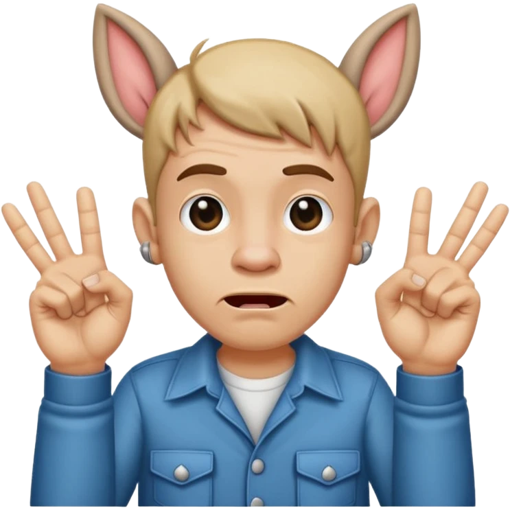 Put these together 🤤🤟👂👂 emoji
