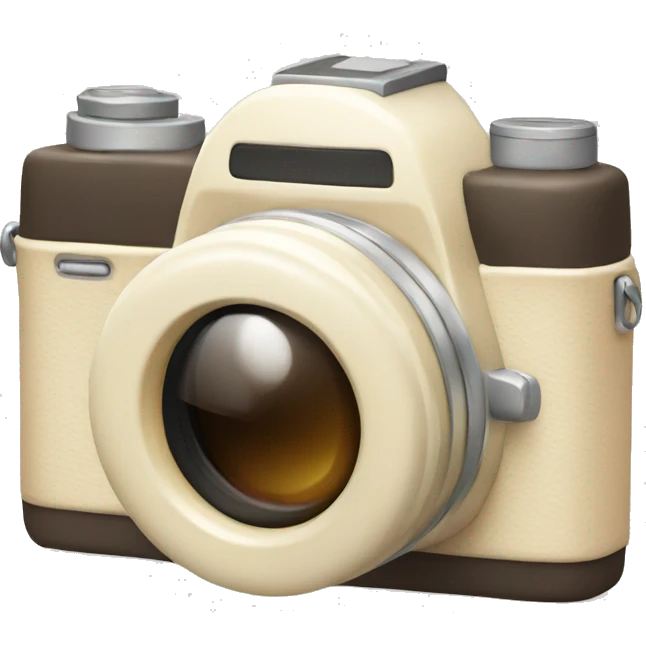 Camera cream cute emoji