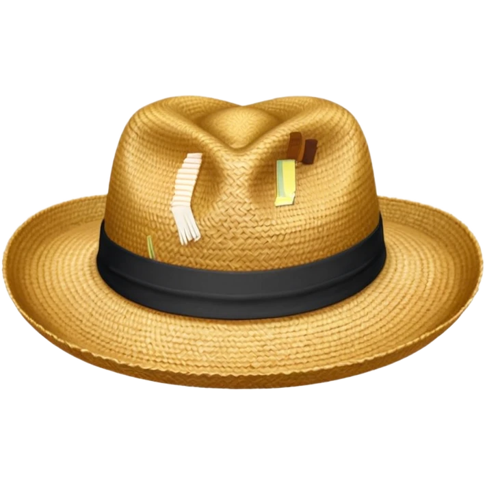 chapeu de palha emoji