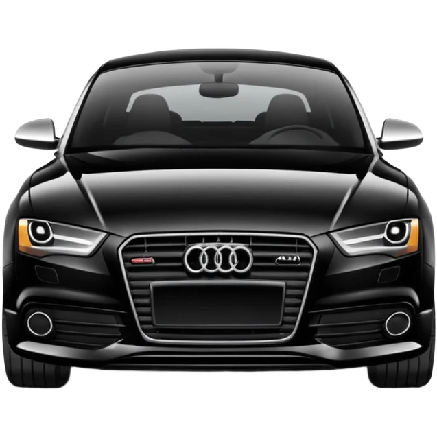 black audi emoji