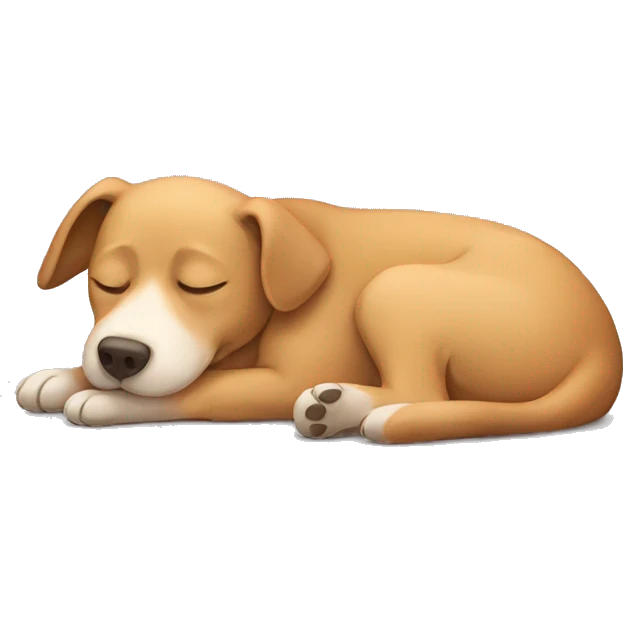 Dog sleep  emoji