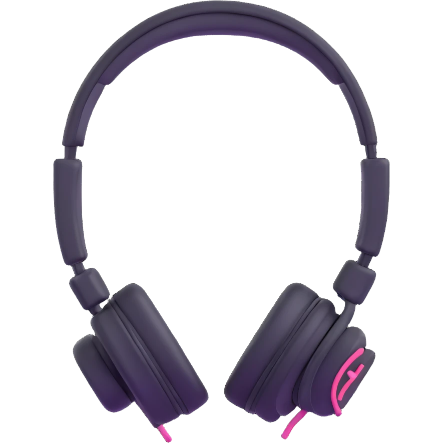 headphones with music notes emoji