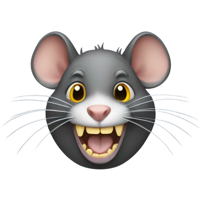 Rat with yellow teeth emoji