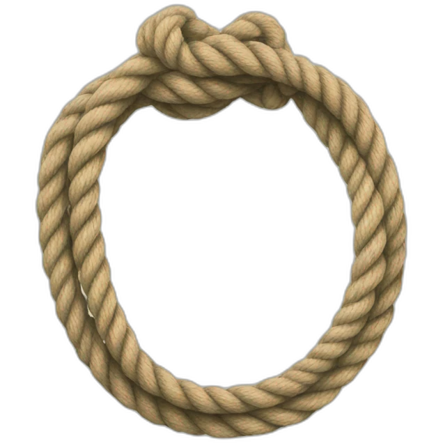 Rope tied emoji