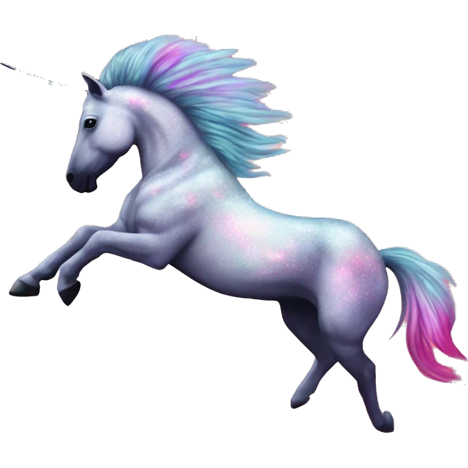 Zebra sparkling nebula unicorn Pegasus running collage roses emoji