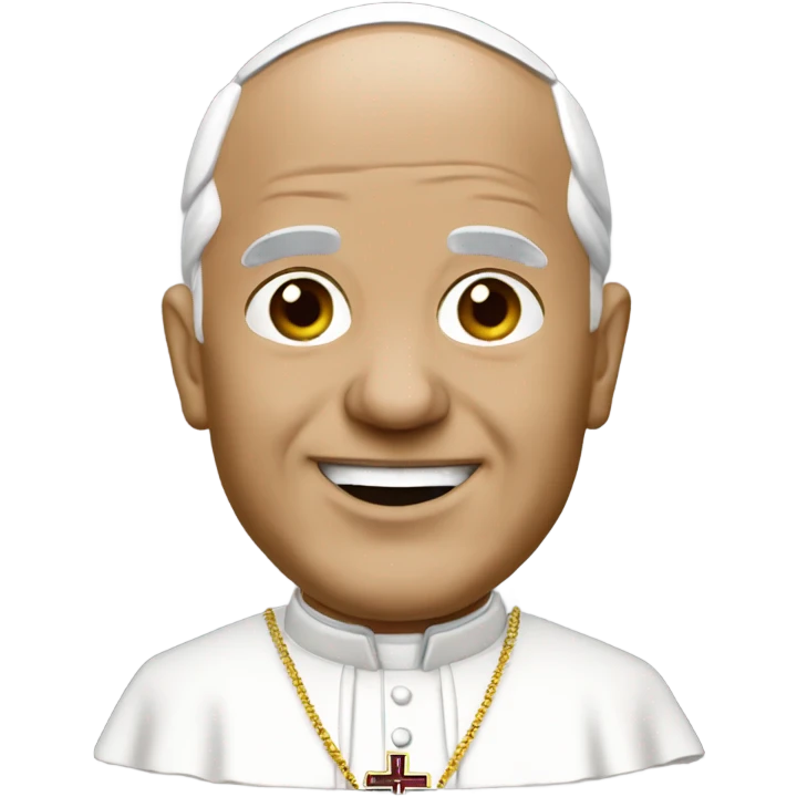 Pope bobble head  emoji