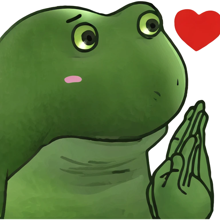 Hand holding a heart emoji