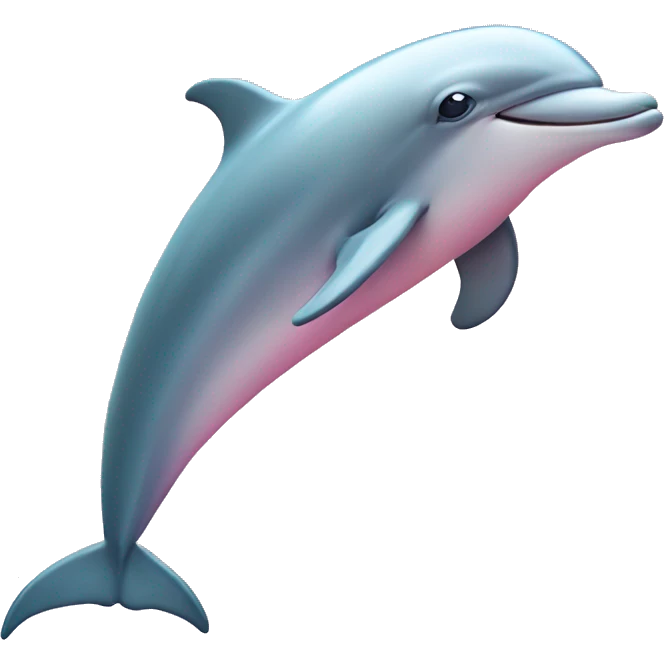 Pastel-pink-colors-dolphin emoji