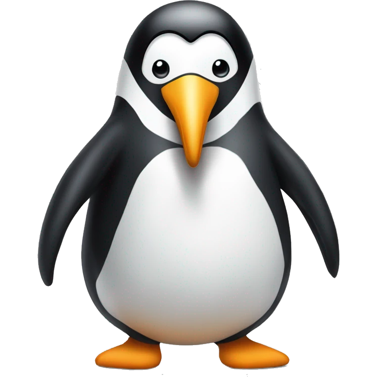 A pinguin giving a kiss in gym clothes emoji