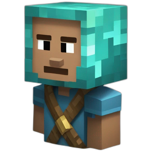 Tête de Steve Minecraft emoji