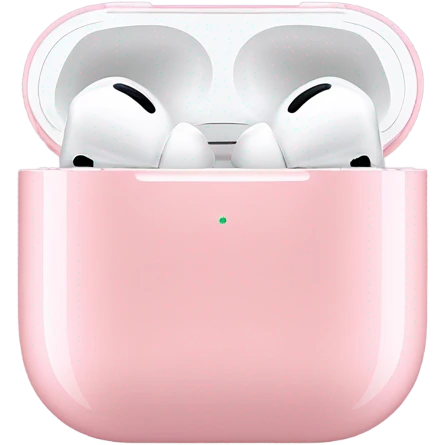 AirPods pro pink emoji